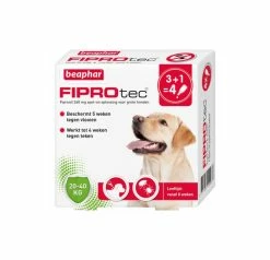 Beaphar Fiprotec Spot-On Hond 3 + 1 Gratis Pipet -winkel voor hondenbenodigdheden beaphar fiprotec spot on hond 3 1 gratis pipet 2