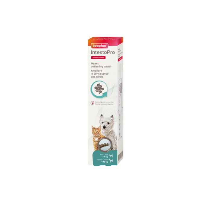 Beaphar IntestoPro Pasta Kat/hond Tot 15kg 20ml 3 Beaphar IntestoPro Pasta Kat/hond Tot 15kg 20ml