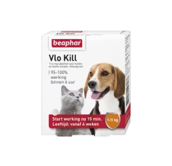 Beaphar Vlo Kill+ Kat En Hond Tot 11kg