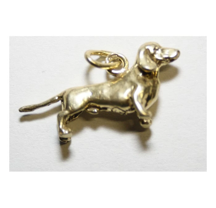 Bedeltje Verguld Teckel Gladhaar 3 Bedeltje Verguld Teckel Gladhaar