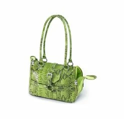 Chrome Bones Python Print Carrier Glossy Green