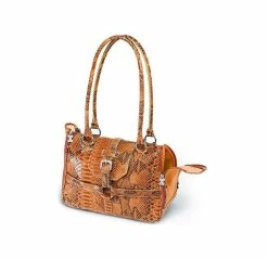 Chrome Bones Python Print Carrier Glossy Orange