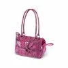 Chrome Bones Python Print Carrier Glossy Pink