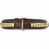 Doxtasy Gold Row Black/Gold Halsband 2 Doxtasy Gold Row Black/Gold Halsband -winkel voor hondenbenodigdheden doxtasy gold row black gold halsband