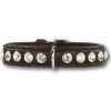 Doxtasy Swarovski Strass Extreme Black/White Halsband -winkel voor hondenbenodigdheden doxtasy swarovski strass extreme blackwhite halsband