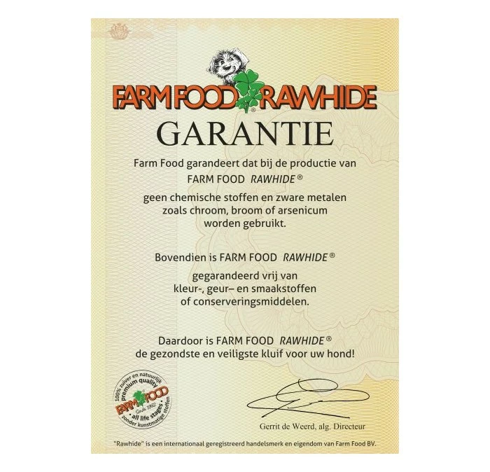 Farm Food Rawhide Dental Braided Stick XL 3 Farm Food Rawhide Dental Braided Stick XL