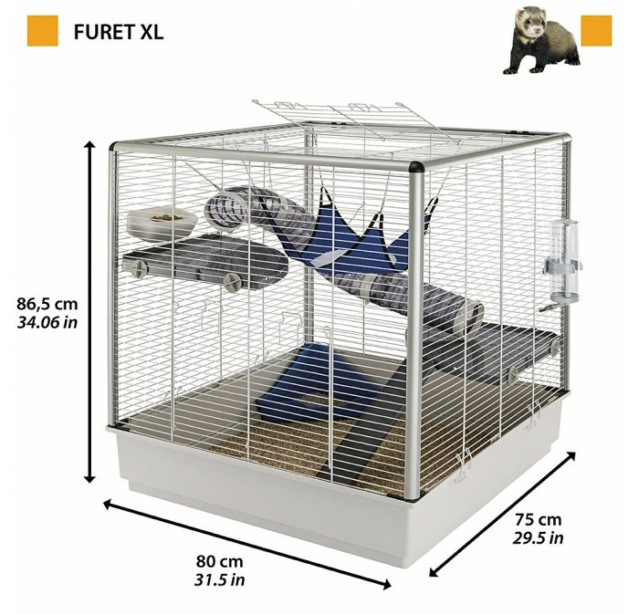 Ferplast Frettenkooi Furet XL 4 Ferplast Frettenkooi Furet XL - Afbeelding 2