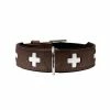Hunter Swiss Halsband Bruin/zwart -winkel voor hondenbenodigdheden hunter swiss halsband bruinzwart