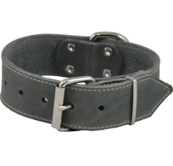 J & V Vetleer Halsband Grijs