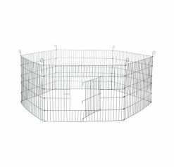 Konijnenren Zwart - 63 X 90 Cm -winkel voor hondenbenodigdheden konijnenren zwart 63 x 90 cm 1