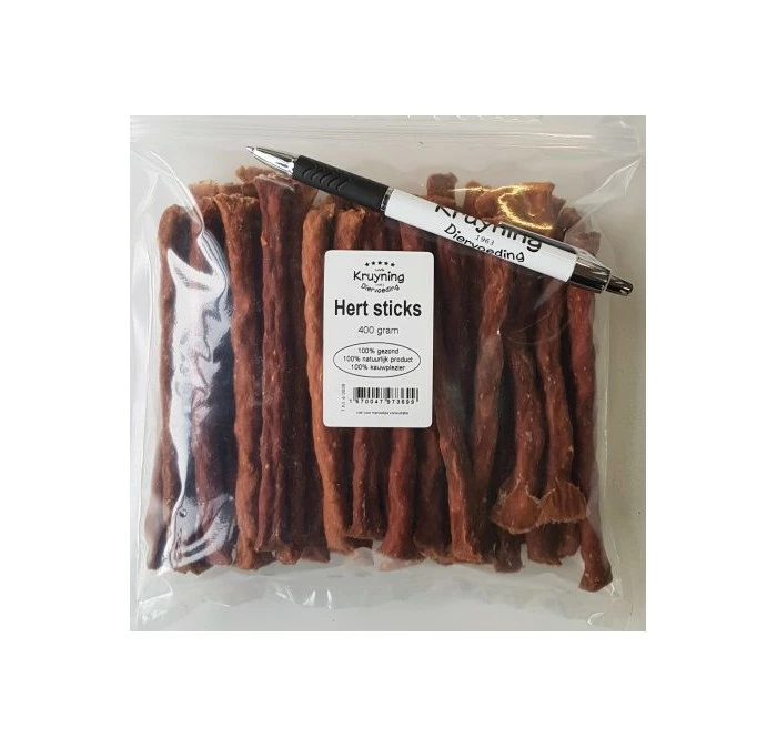 Kruyning Pure Range Hert Sticks 300 Gram 3 Kruyning Pure Range Hert Sticks 300 Gram