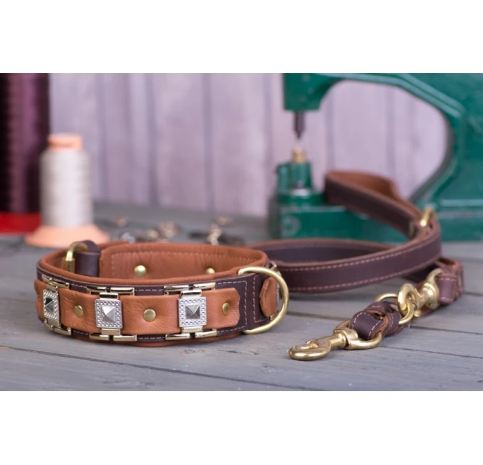 Maul Halsband Texas Bruin 4 Maul Halsband Texas Bruin - Afbeelding 2