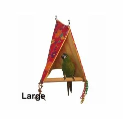 Northern Parrots Toys Peekaboo Perch Tent