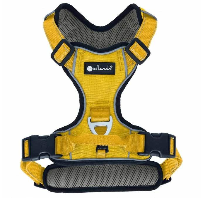 Petlando Outdoor Anti-Trekhondentuig Yellow 4 Petlando Outdoor Anti-Trekhondentuig Yellow - Afbeelding 2