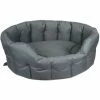 P&L Country Dog Heavy Duty Oval Waterproof Softee Dog Bed Grijs -winkel voor hondenbenodigdheden pl country dog heavy duty oval waterproof softee dog bed grijs