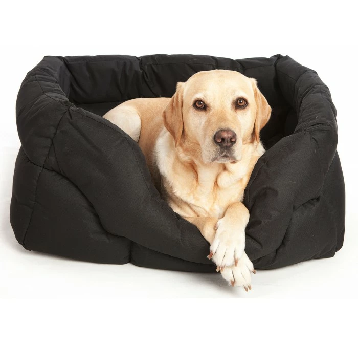 P&L Heavy Duty Rectangular Waterproof Softee Dog Bed Zwart 5 P&L Heavy Duty Rectangular Waterproof Softee Dog Bed Zwart - Afbeelding 3