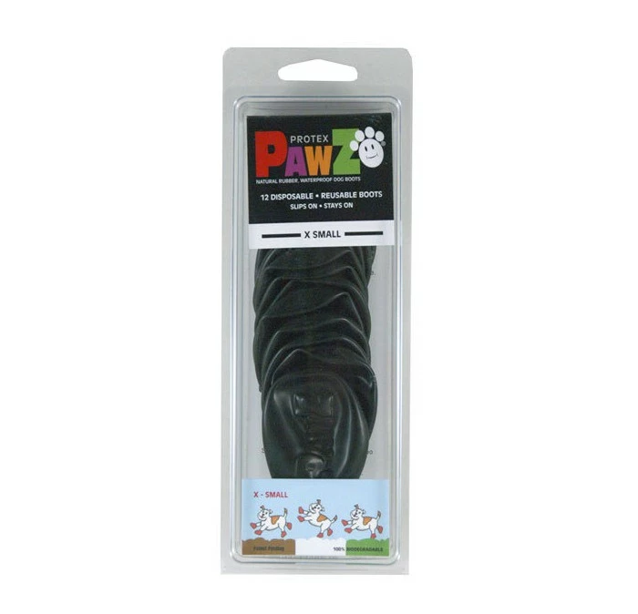 Protex Pawz Rubberen Hondenschoen X Small Zwart 3 Protex Pawz Rubberen Hondenschoen X Small Zwart