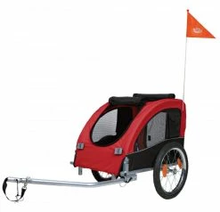 Trixie Hondenfietskar Rood/zwart M